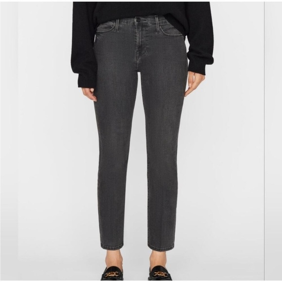 FRAME Le High Straight Jeans in Tierra - Picture 1 of 5